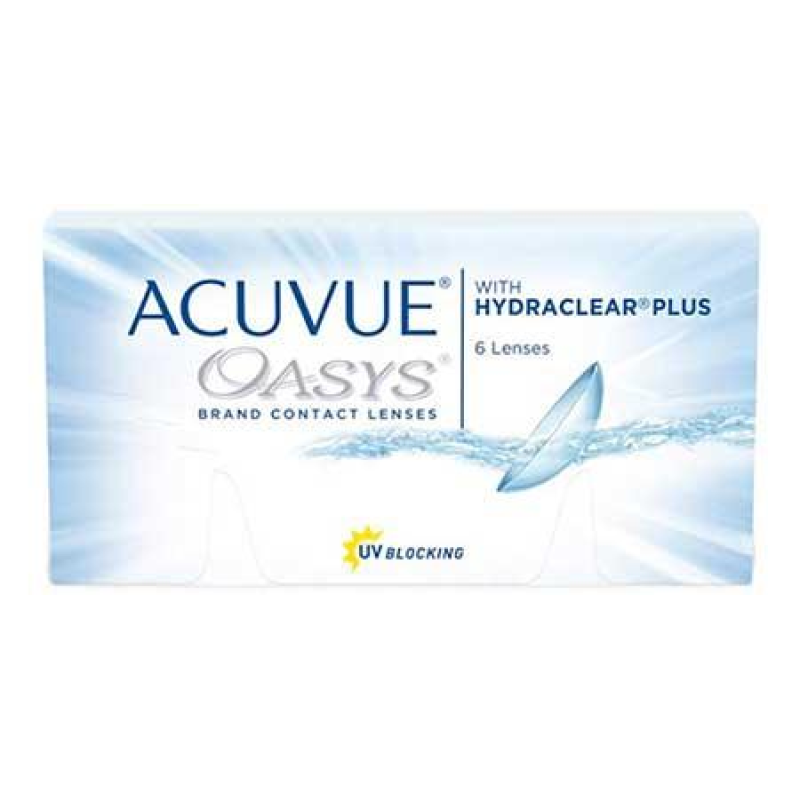 Контактні лінзи Acuvue Oasys with Hydraclear Plus
