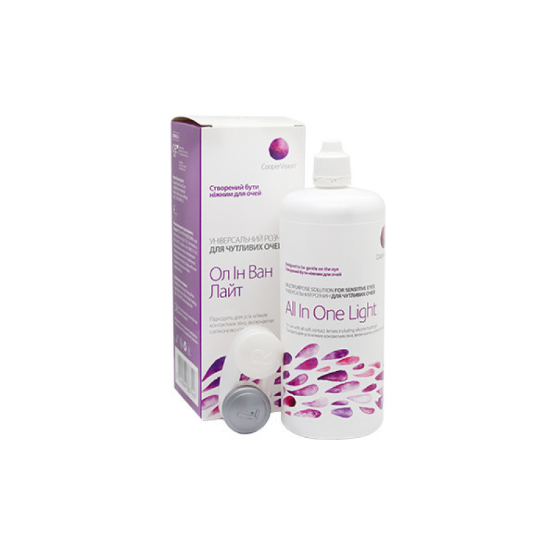 Розчин для лінз CooperVision All in one light 60ml Розчин для лінз CooperVision All in one light 60ml